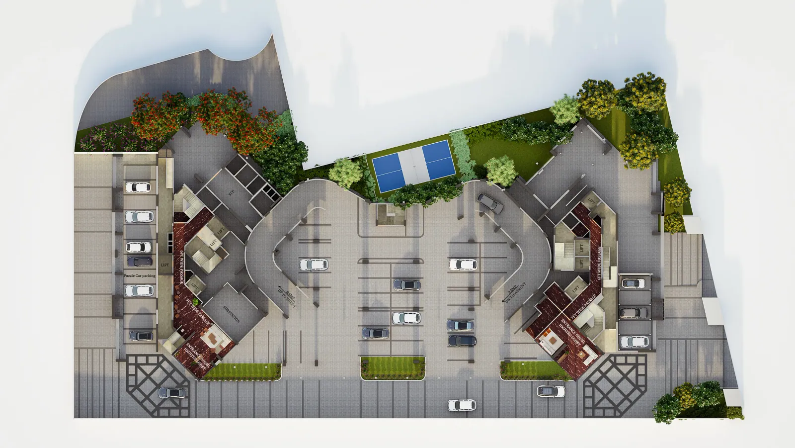 Ground floor site plan