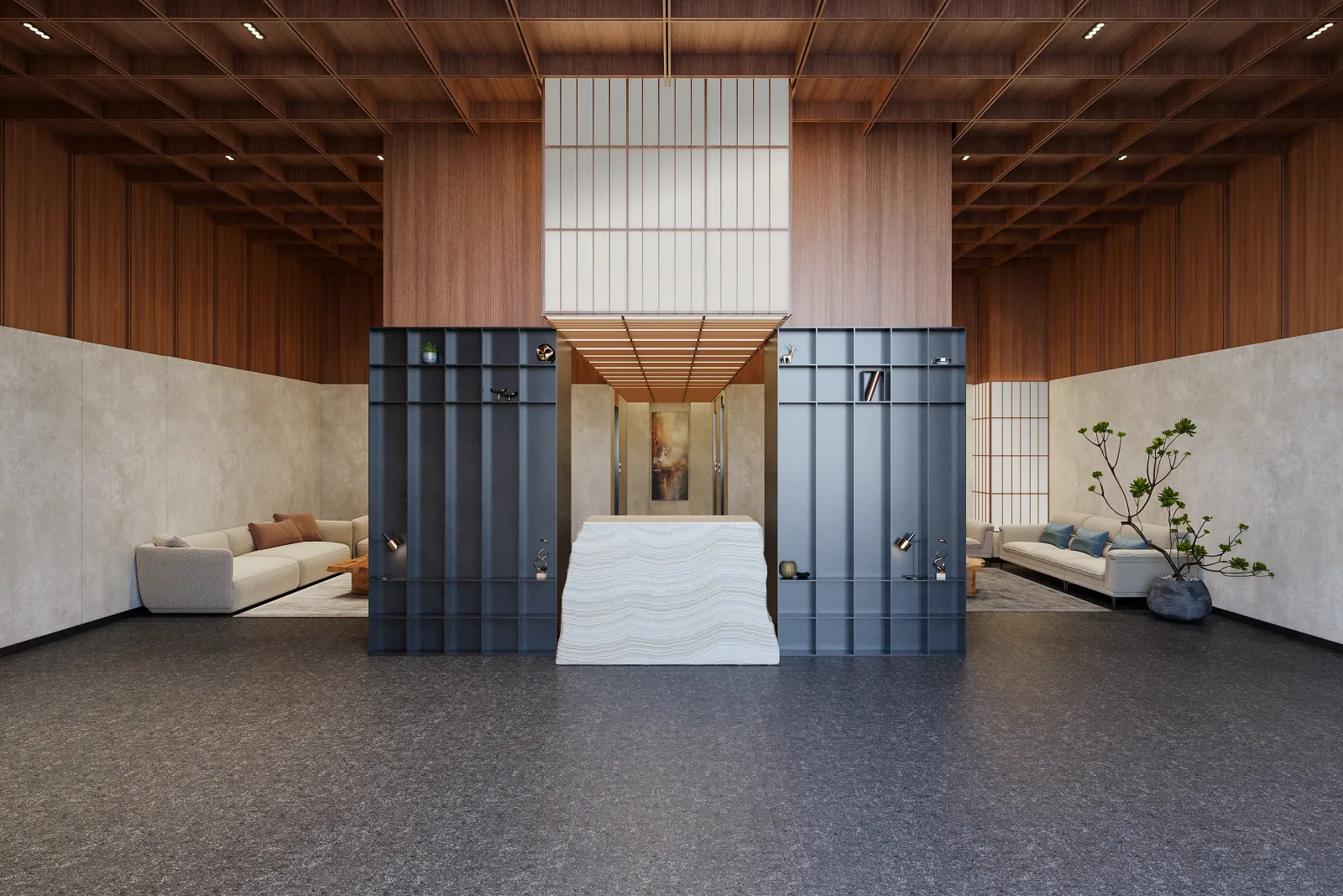 Lobby wing