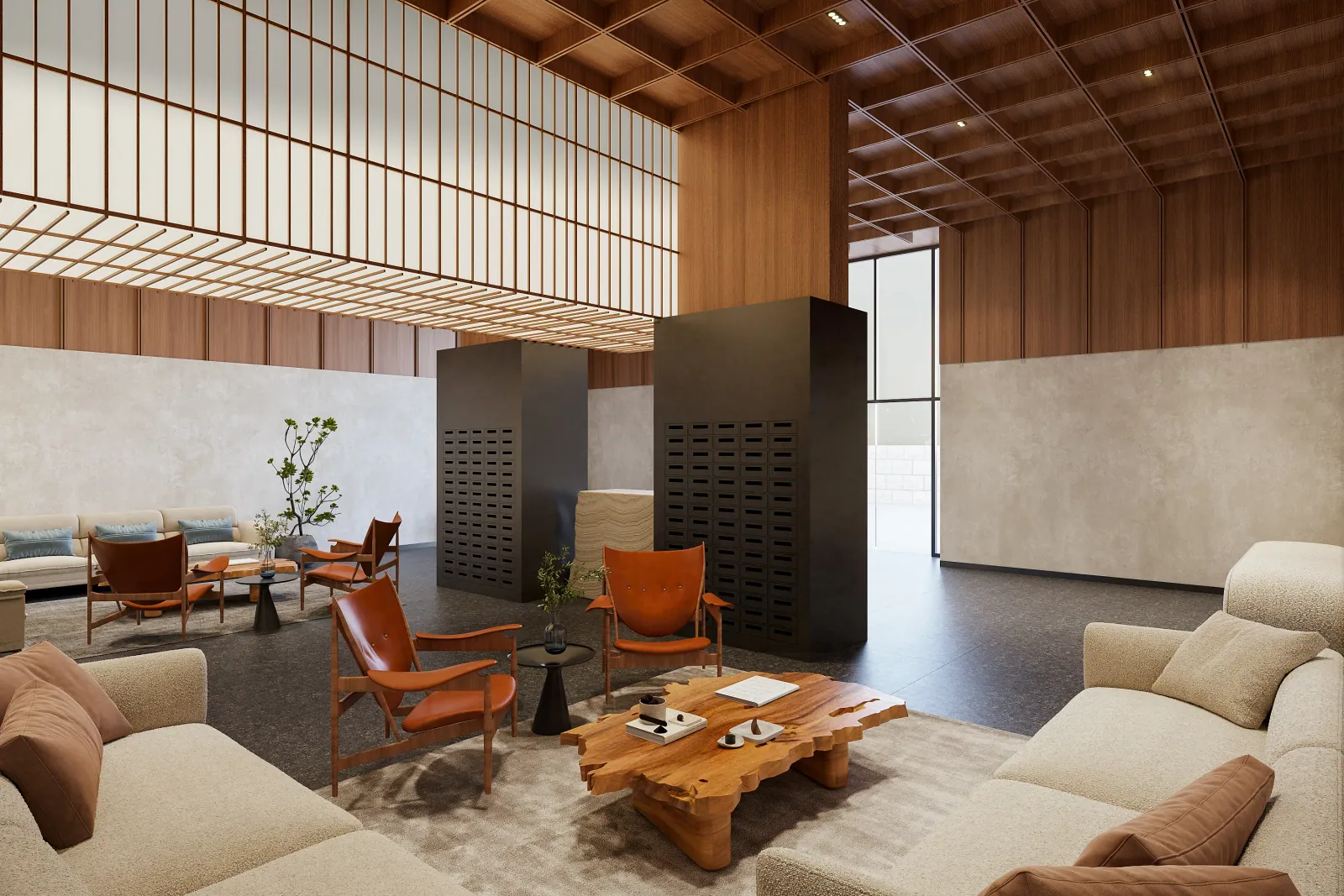 Lobby wing