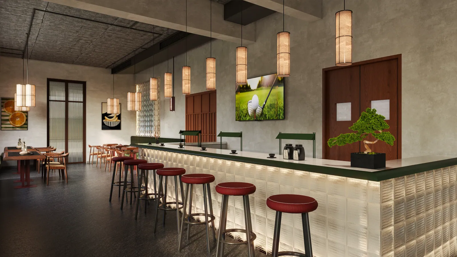 Restaurant bar
