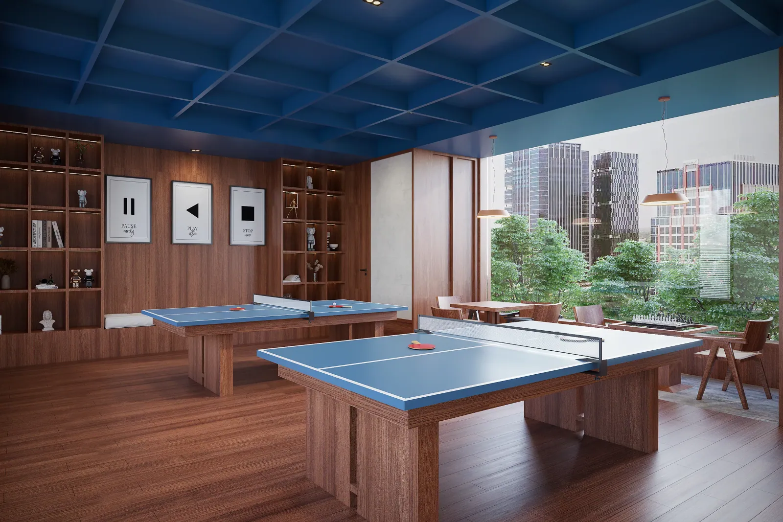 Table tennis room