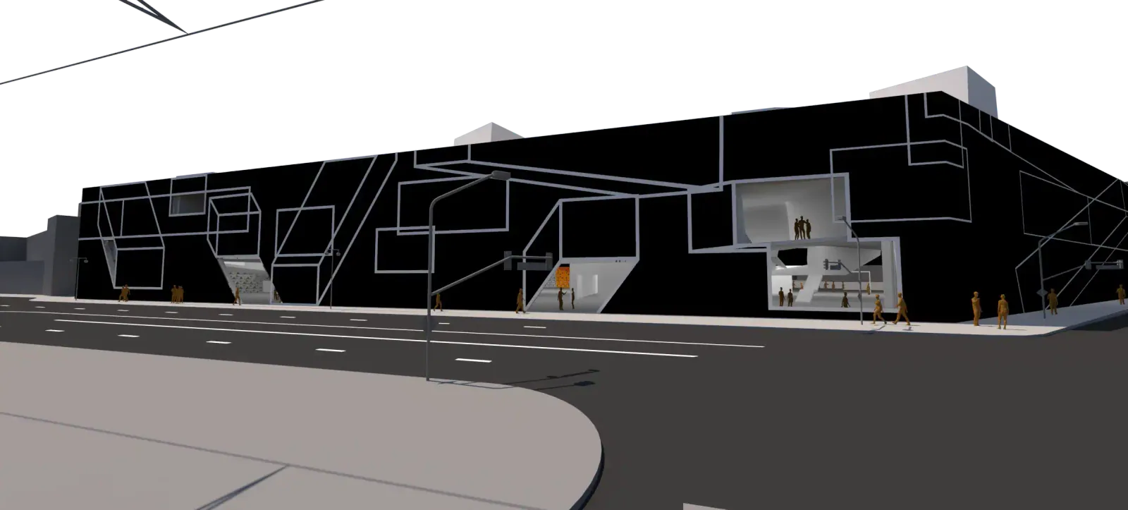 Contemporary Art Museum - drawing 11