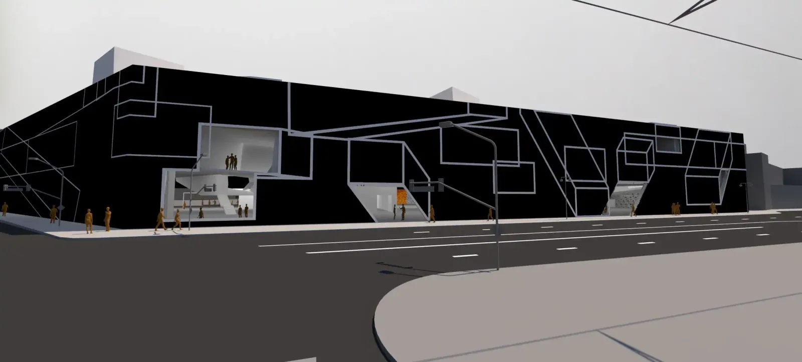 Contemporary Art Museum - drawing 10