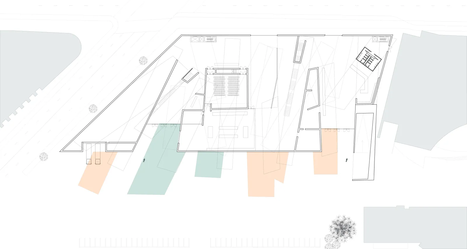 Contemporary Art Museum - Ground Floor Plan 01