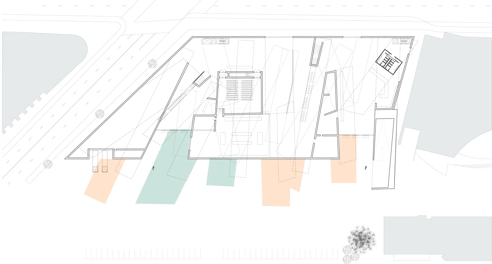 Contemporary Art Museum - Ground Floor Plan