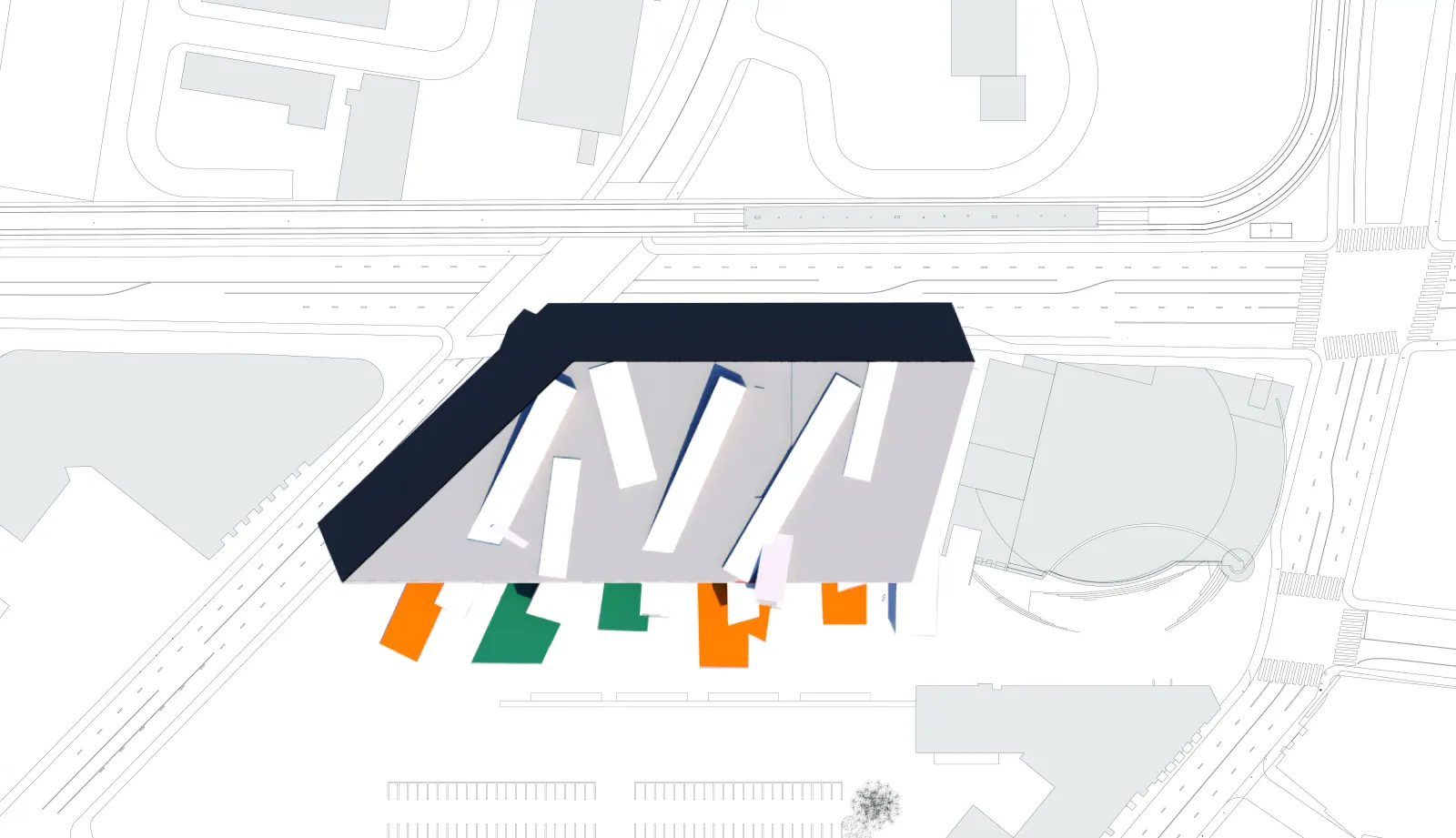 Contemporary Art Museum - Site Plan 01