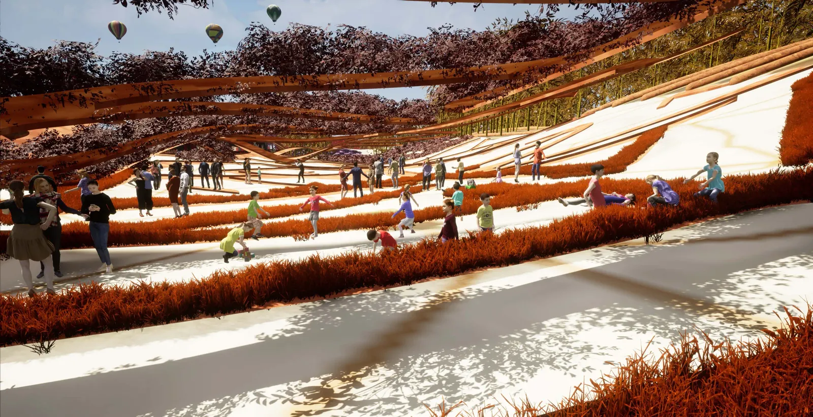 Quilted Layers Landscape Design - PARK 06